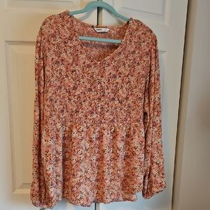 Floral Print Women's Top